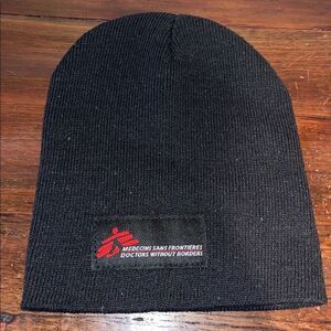 Black Work unisex kids Ski Snowboard Doctors w/o Boarders Winter Beanie Cap Hat